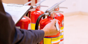 An image of a fire risk assessment by Melwood Facilities
